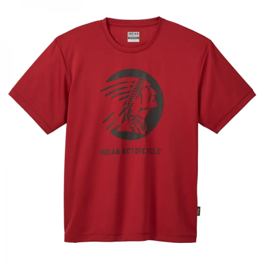 Marškinėliai Indian Motorcycle Men's Active T-Shirt Raudoni L