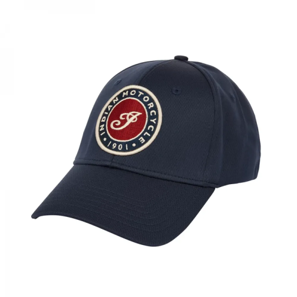 Kepurė Indian Motorcycle Script Icon Performance Cap Navy Mėlyna L/XL