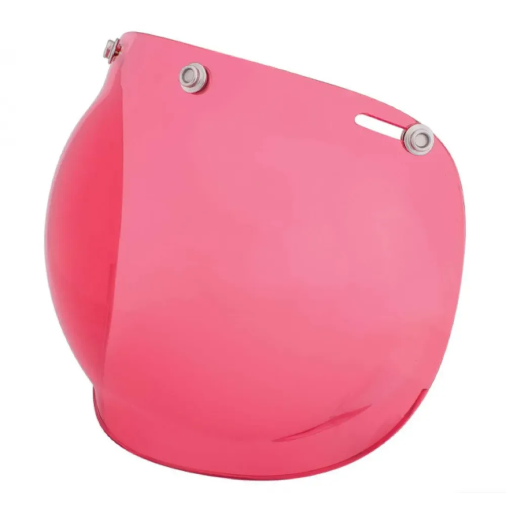 Stiklas atviro tipo šalmui Indian Motorcycle Bubble visor Raudonas