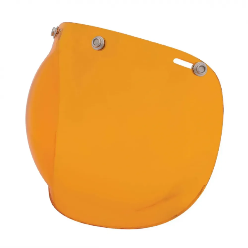 Stiklas atviro tipo šalmui Indian Motorcycle Bubble visor Geltonas