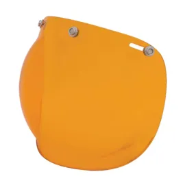 Stiklas atviro tipo šalmui Indian Motorcycle Bubble visor Geltonas