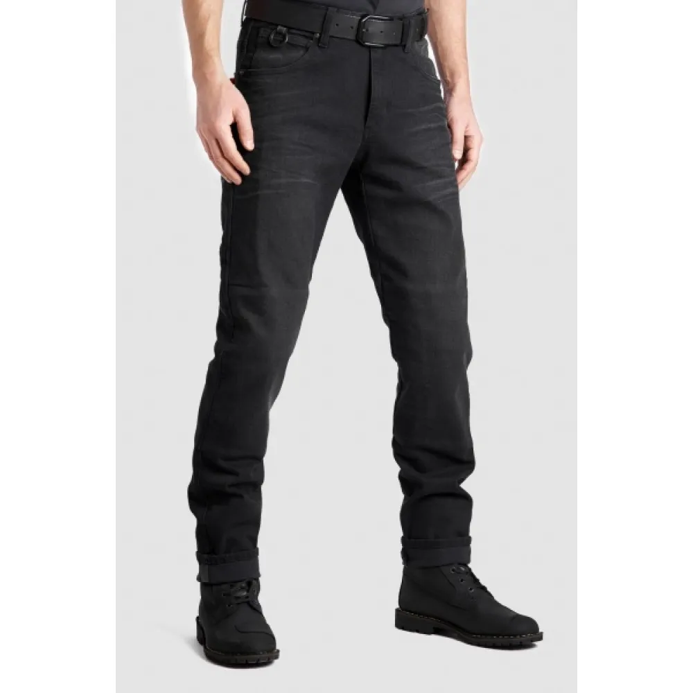 Moto džinsai Pando BOSS DYN 01 – Motorcycle Jeans Men’s Slim-Fit Cordura® and UHMWPE W29-L32