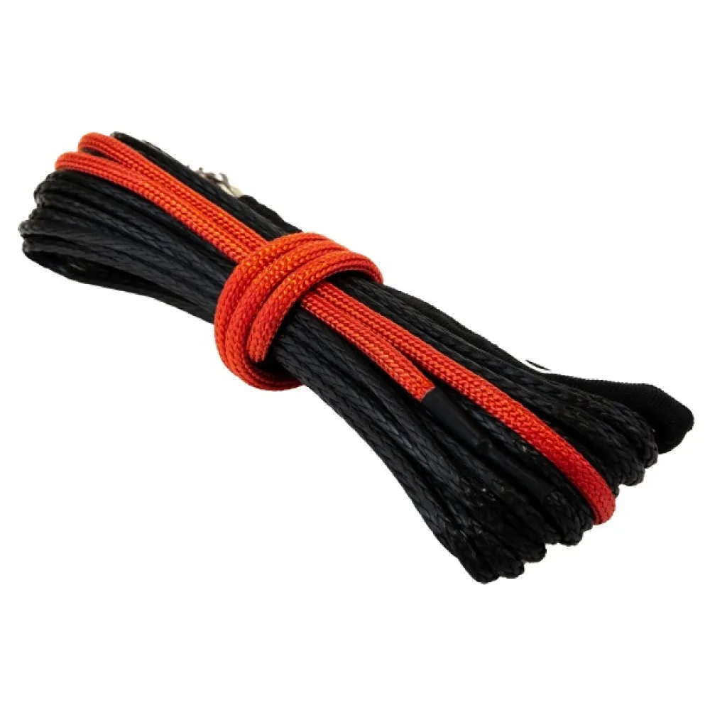 Gervės virvė Ultra-Durable UHMWPE Winch Line for Heavy-Duty Winching Juoda