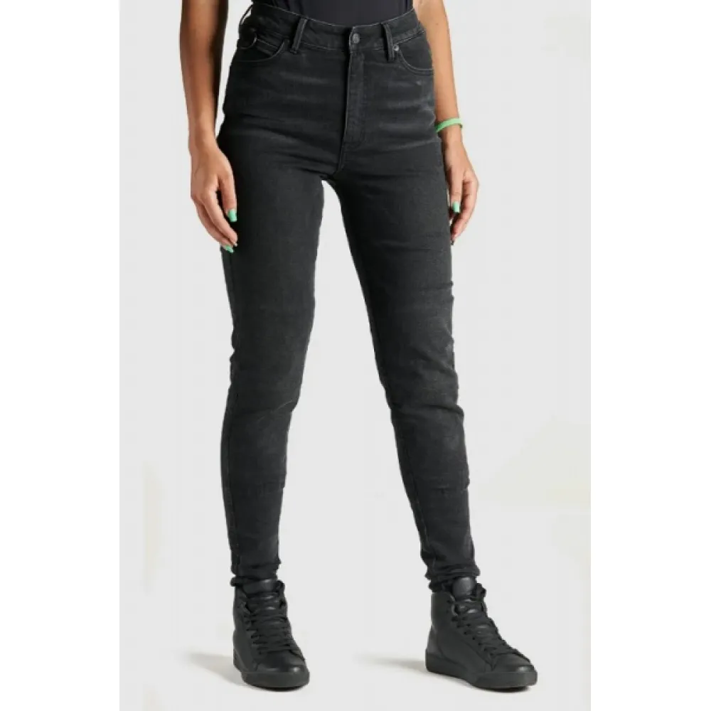 Moto džinsai moterims Pando KUSARI COR 01 – Women Motorcycle Jeans Skinny-Fit Cordura® 34-32