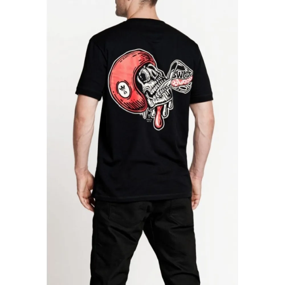 Marškinėliai Pando MIKE RED SKULL 1 – T-Shirt for bikers Regular Fit, Unisex S
