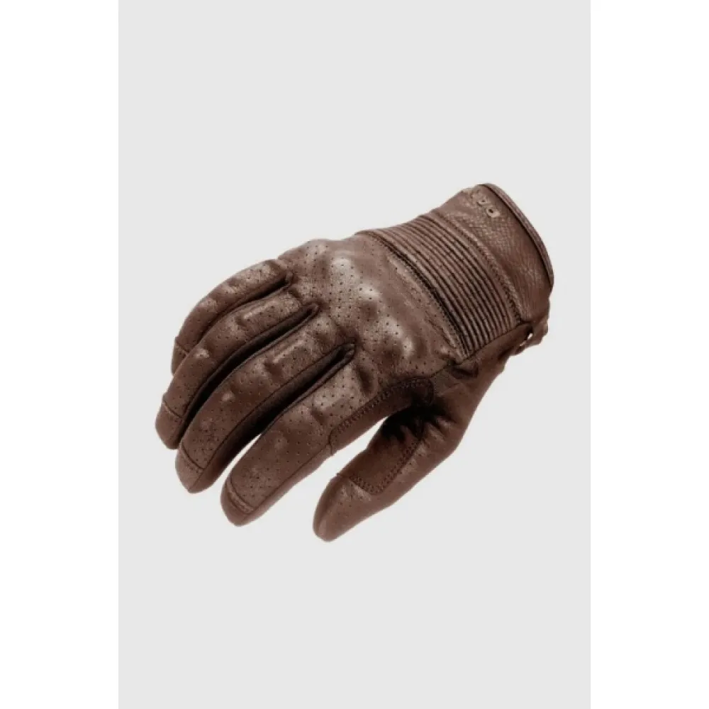 Pirštinės Pando ONYX BROWN – Leather Motorcycle Gloves