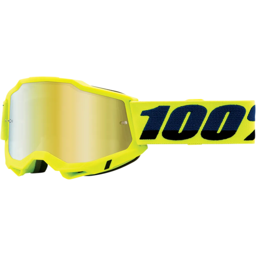 100% Akiniai Veidrodiniai GOG Accuri 2 Geltona/Auksinė 50014-00003