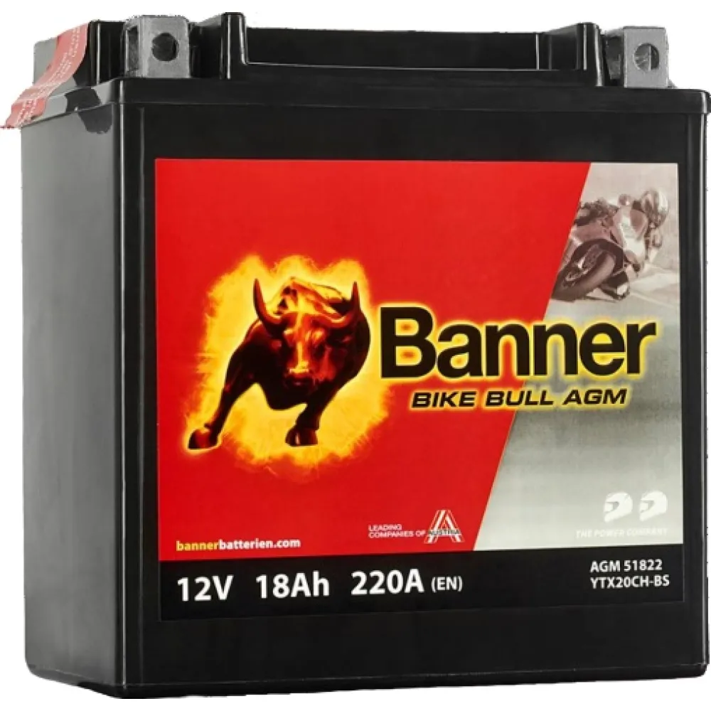 Akumuliatorius Banner YTX20CH-BS 12V18AH 150X87X161MM