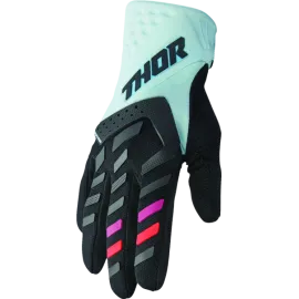 Moteriškos Pirštinės Thor Spectrum Juoda/Mėtinė