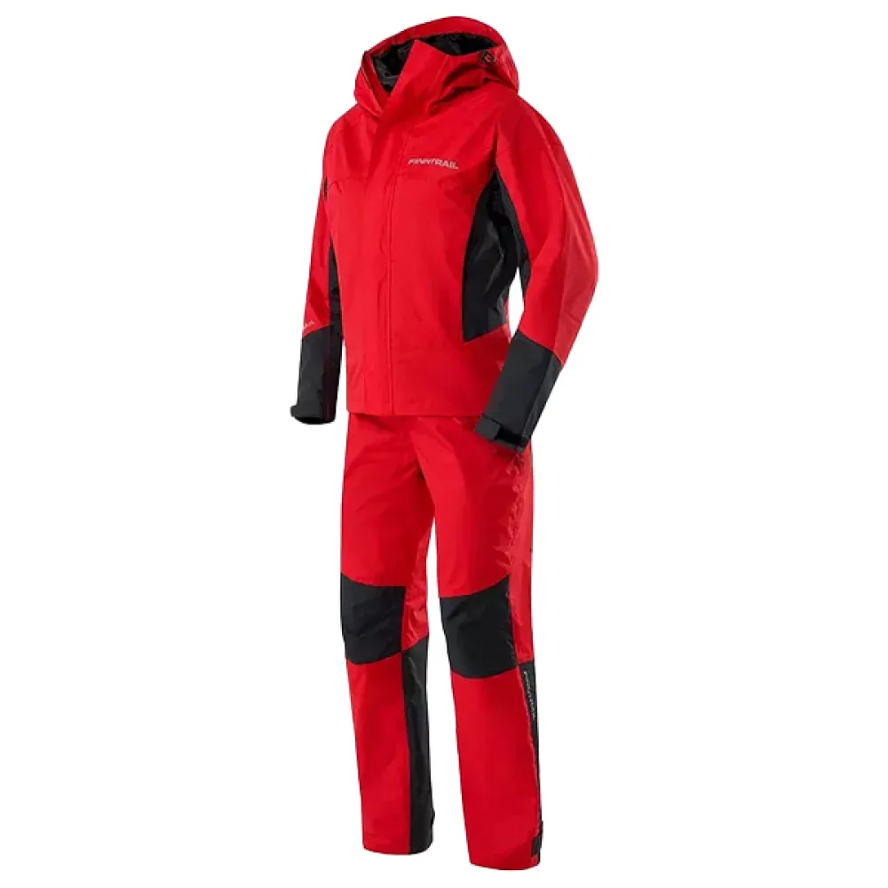 Neperšlampamas 2-dalių kostiumas FINNTRAIL Suit Sierra Lady 3450 Raudonas