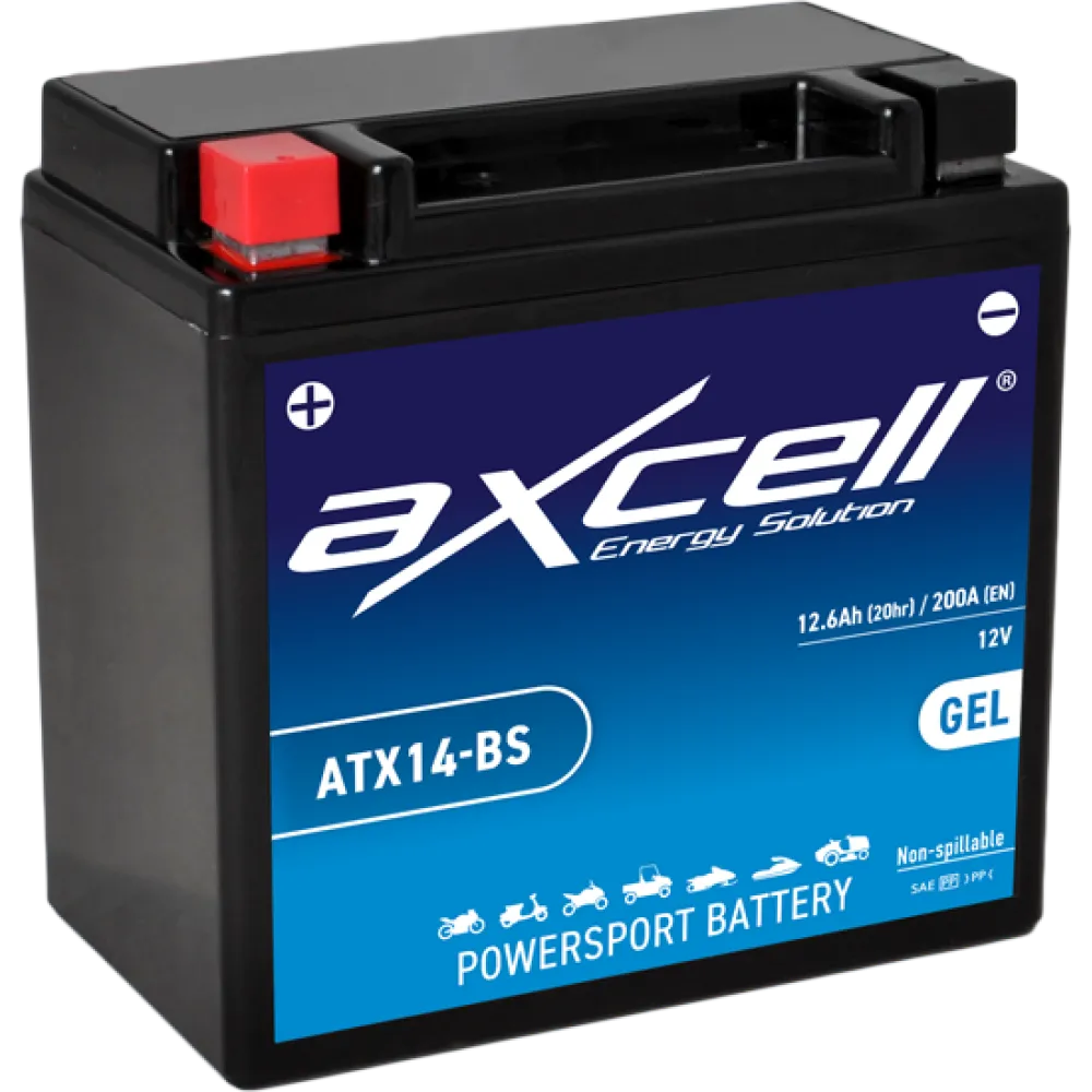 Akumuliatorius Axcell 12 Ah GEL 12V 200A 150x87x145mm