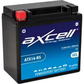 Akumuliatorius Axcell 12 Ah GEL 12V 200A 150x87x145mm