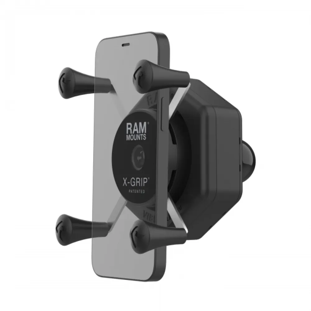 RAM® X-Grip® Telefono laikiklis su antivibracine sistema Vibe-Safe™ ir kamuoliuku RAM-HOL-UN7B-462