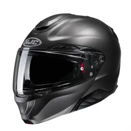 Šalmas modulinis HJC RPHA91 Semi Flat TITANIUM L
