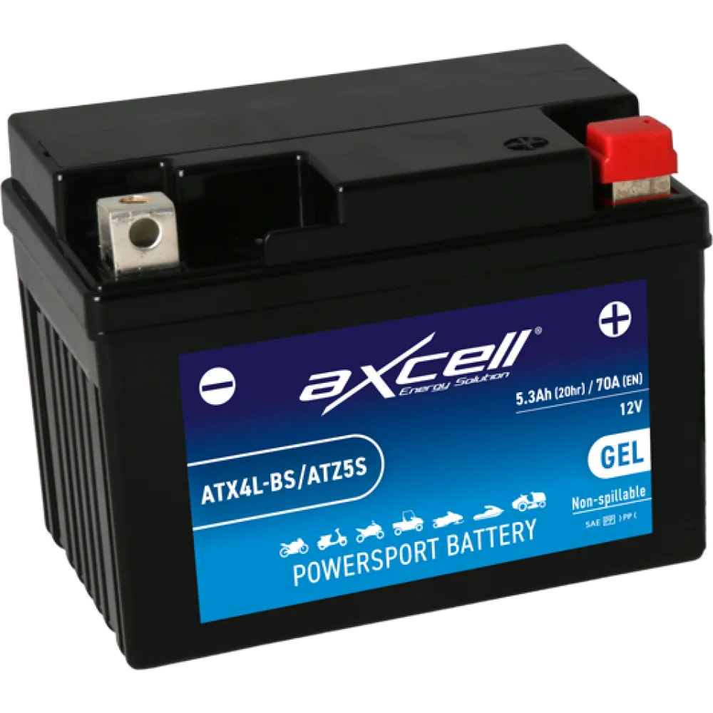 Akumuliatorius Axcell 5 Ah GEL 12V 70A 113x70x85mm