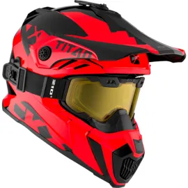 CKX TITAN Airflow Extra Red Raudonas/juodas šalmas