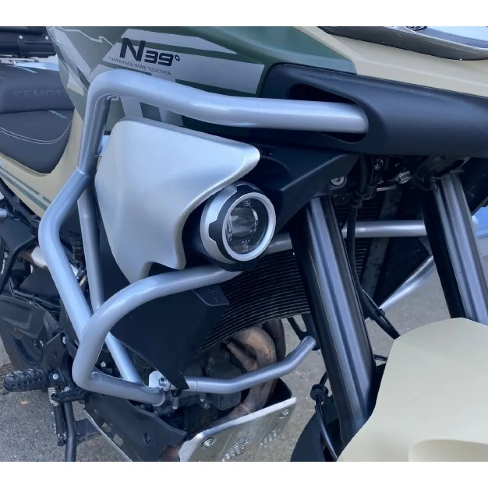 Apsauginai lankai CFMOTO 800MT JourneyMan Drop Frame Sidabriniai