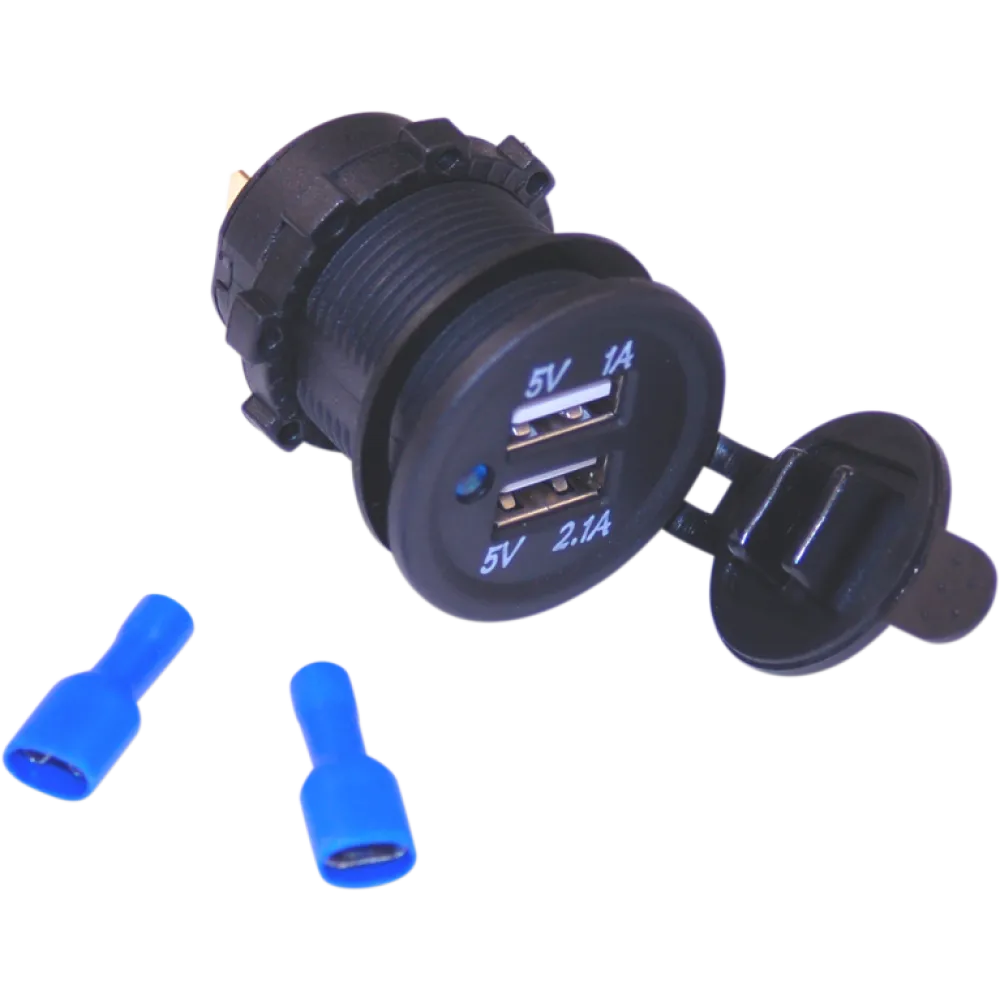 Krovimo lizdas Dual USB Power/Charging Port NUSB-P02