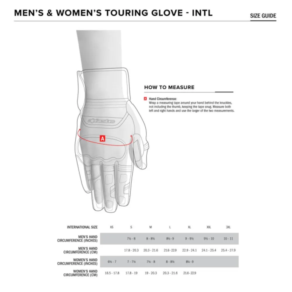Pirštinės ALPINESTARS GLOVE PHENOM Juodos L