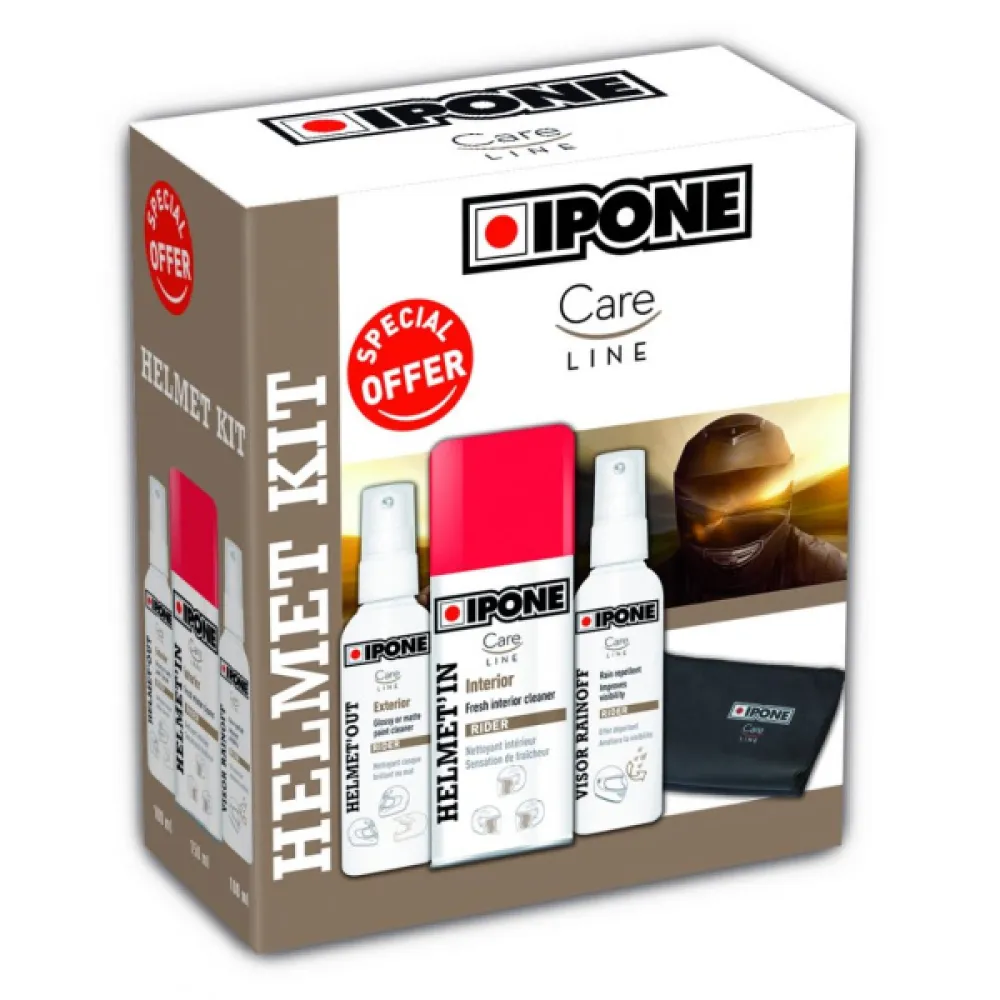 Šalmo priežiūros rinkinys Ipone (4 in 1) 800735