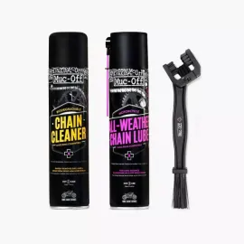 Grandinės priežiūros rinkinys motociklams universalus MUC-OFF (3 in 1) 21069