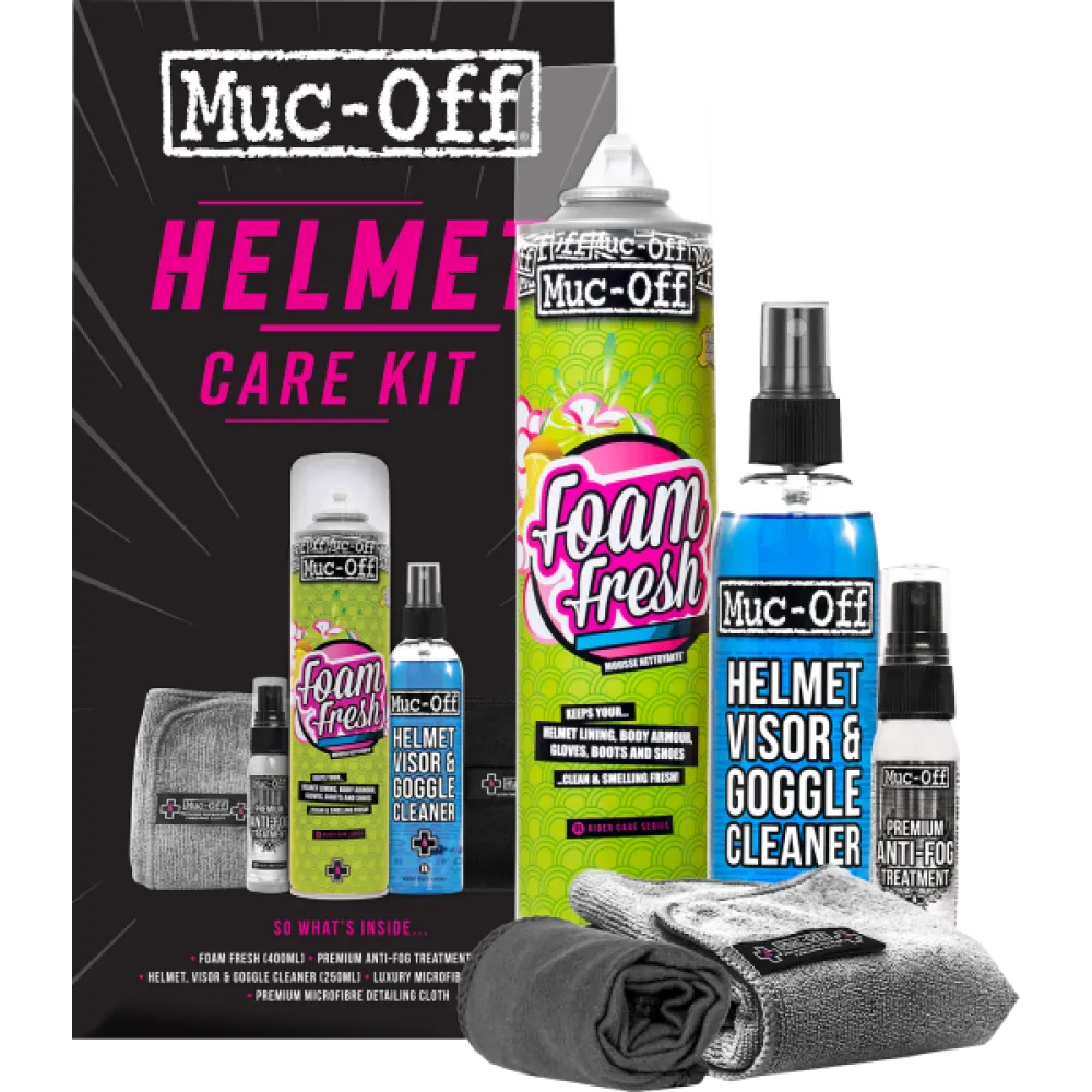 Šalmo priežiūros rinkinys MUC-OFF Helmet care kit 20803-MO