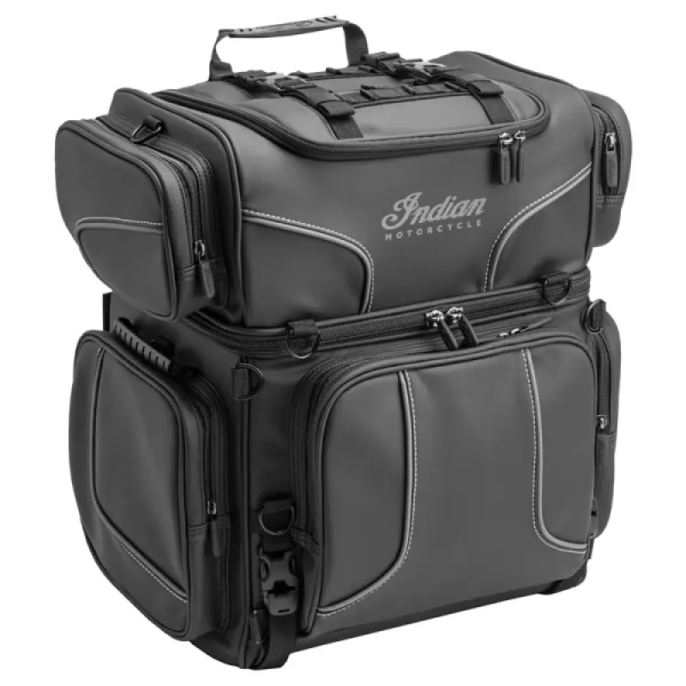 Kelioninis krepšys Indian Motorcycle Spirit Lake Touring Bag (Juodas) 2889144-VBA