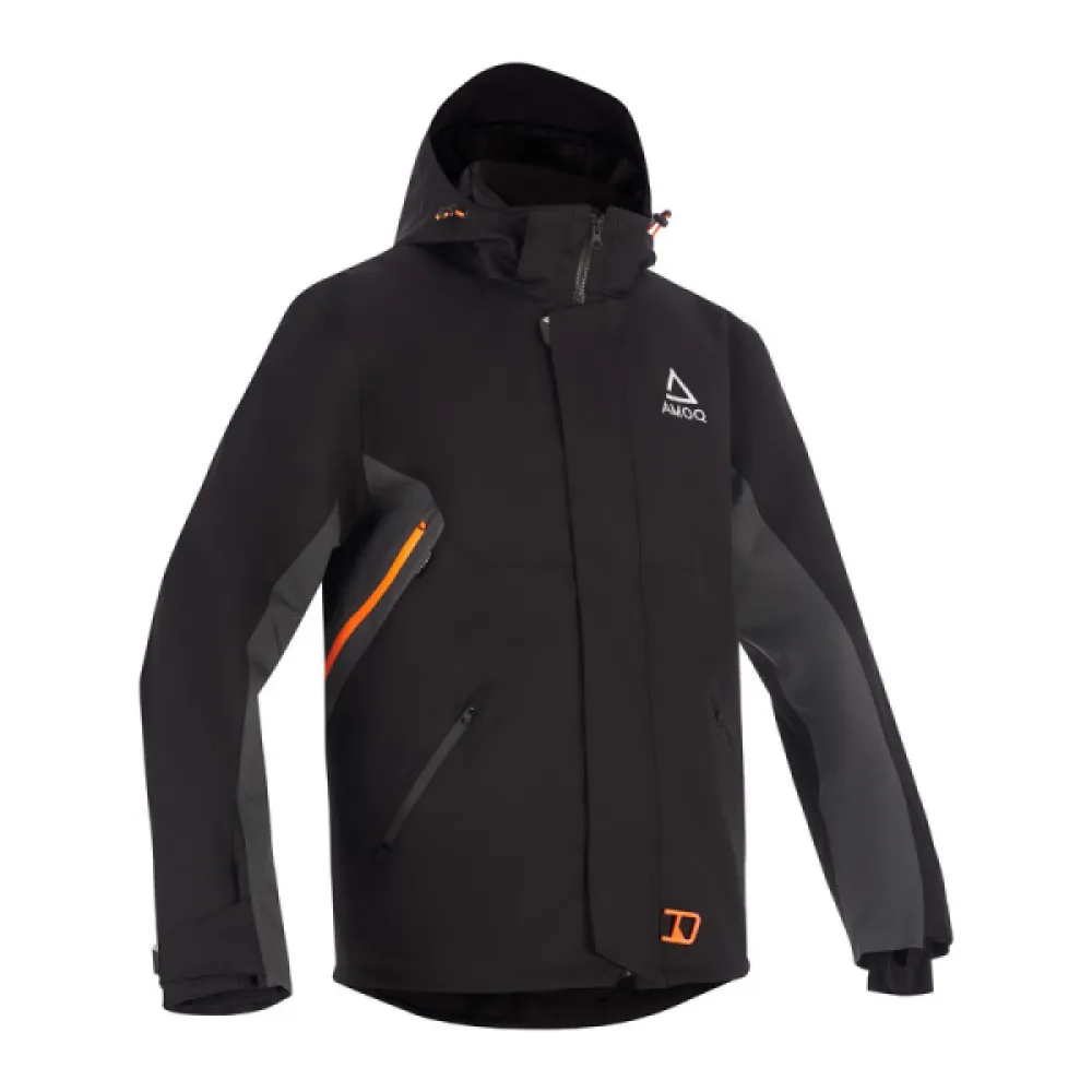 Žieminė striukė AMOQ Vernal V2 Jacket Black/Orange