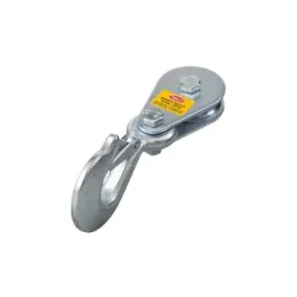 Skriemulys su kabliu gervei Snatch Block with Hook, max. load 2,7t