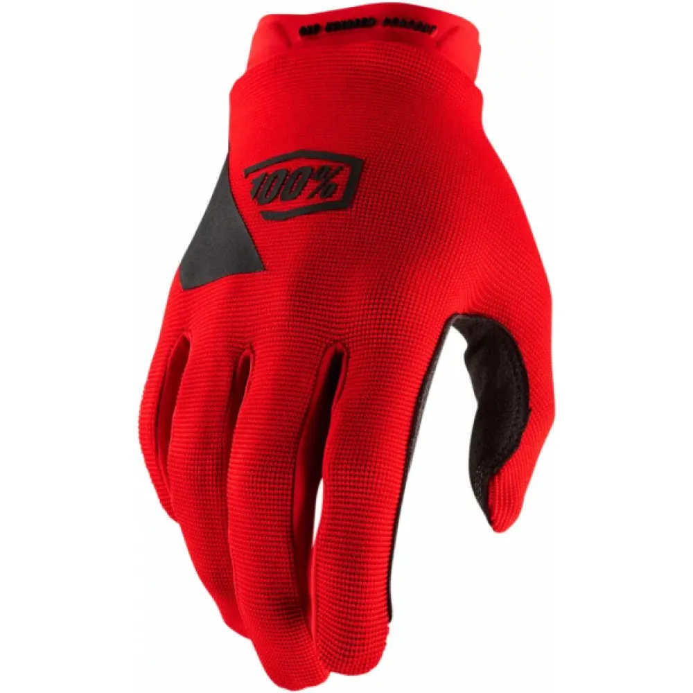 Pirštinės vaikams 100% Ridecamp Gloves Raudonos