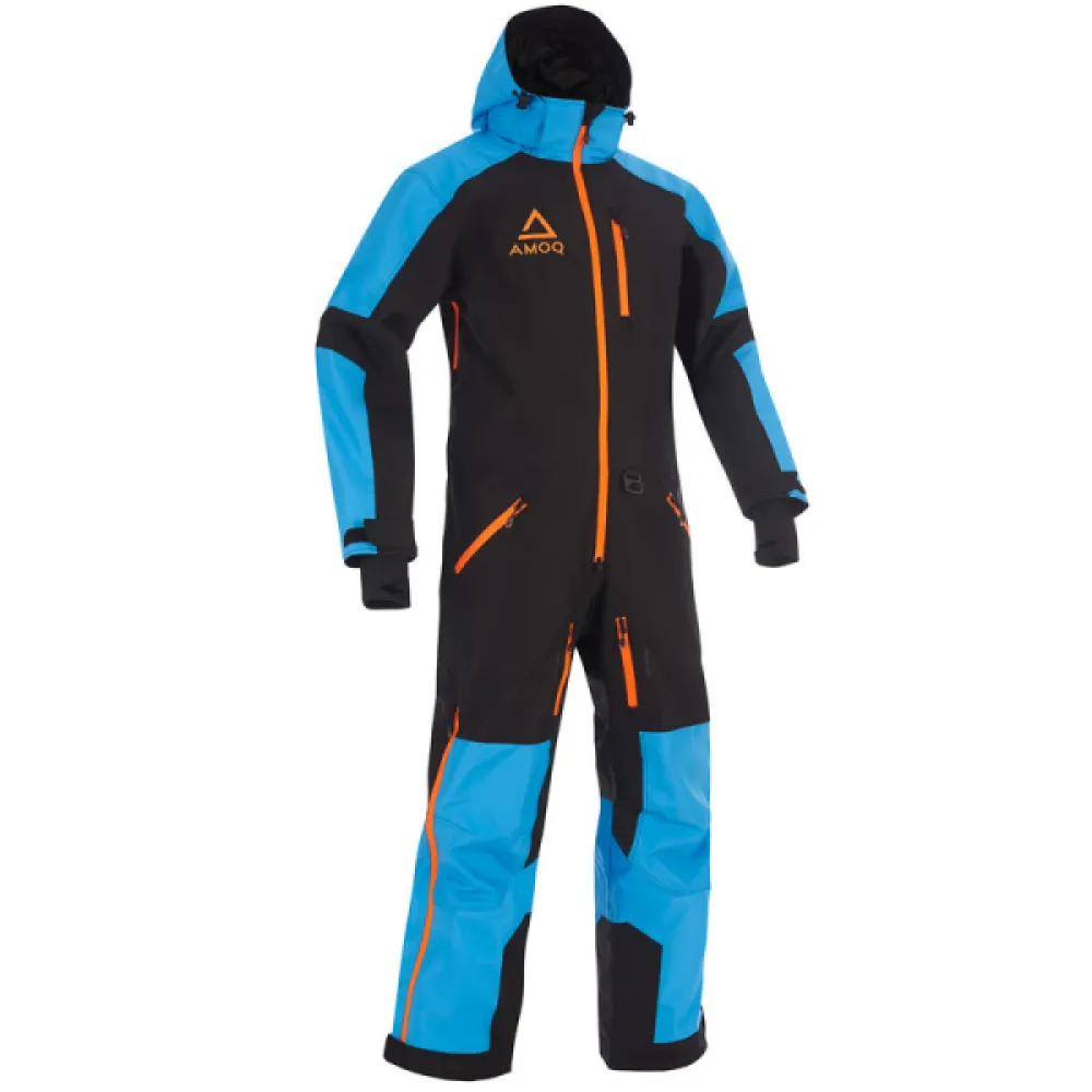 Kombinezonas AMOQ Void V2 YOUTH Monosuit Juodas/mėlynas/oranžinis