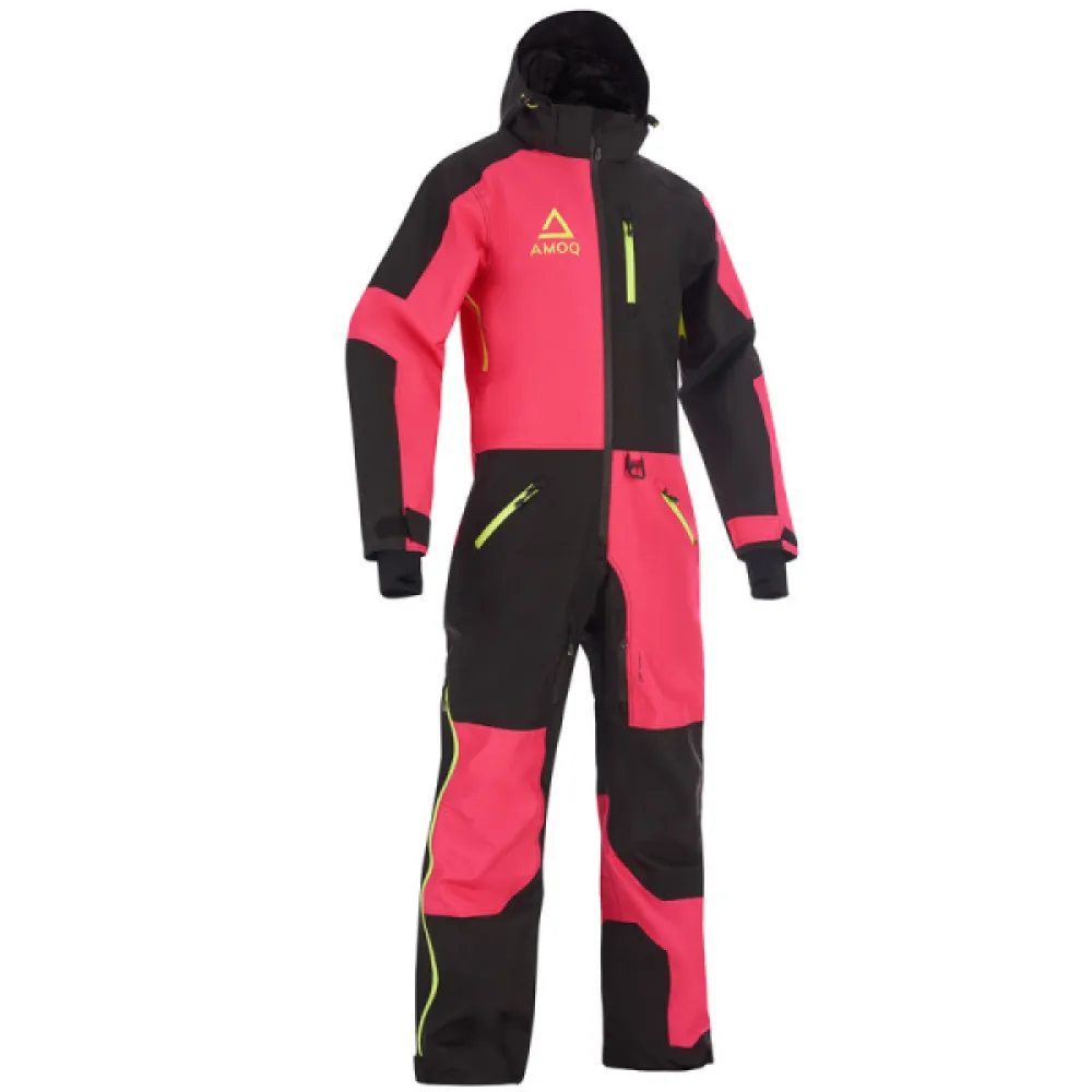 Kombinezonas AMOQ Void V2 YOUTH Monosuit Juodas/rožinis