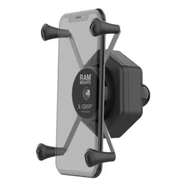RAM® X-Grip® Didelio telefono laikiklis su antivibracine sistema Vibe-Safe™ ir kamuoliuku RAM-HOL-UN10B-462