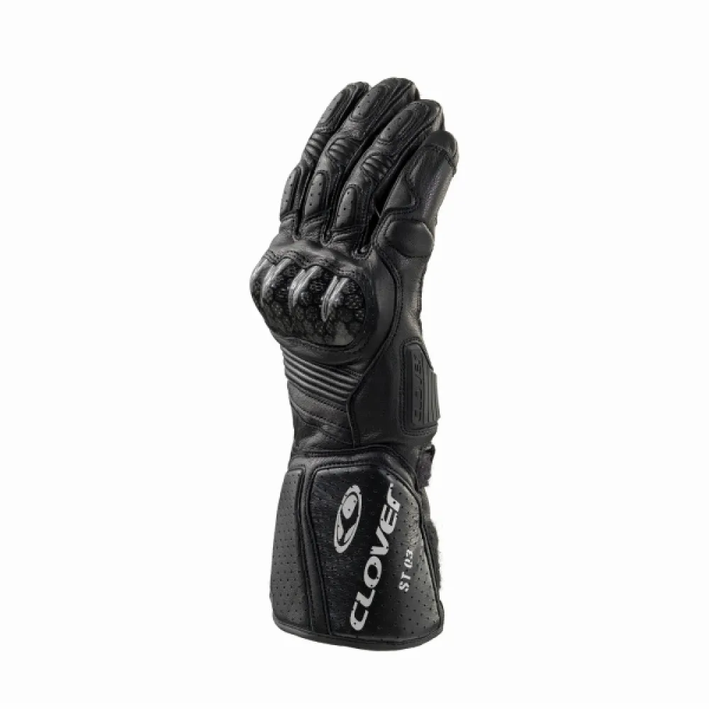 Pirštinės CLOVER ST-03 LEATHER SPORT GLOVES (N/N)