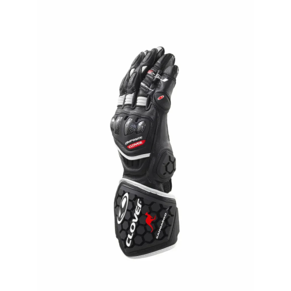 Pirštinės CLOVER RS-9 RACE REPLICA GLOVES (N/B)