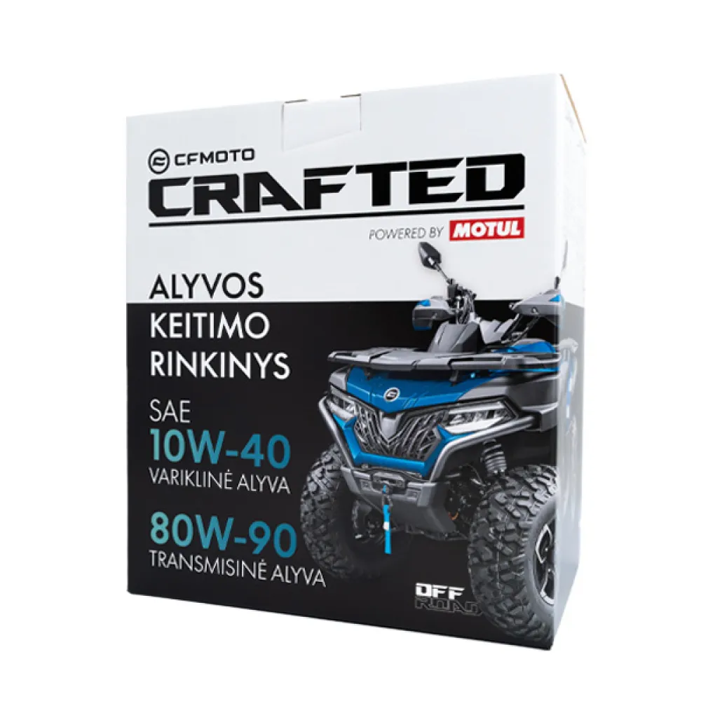 Variklio ir transmisinės alyvos keitimo rinkinys CFMOTO ATV/UTV/SSV 450-625