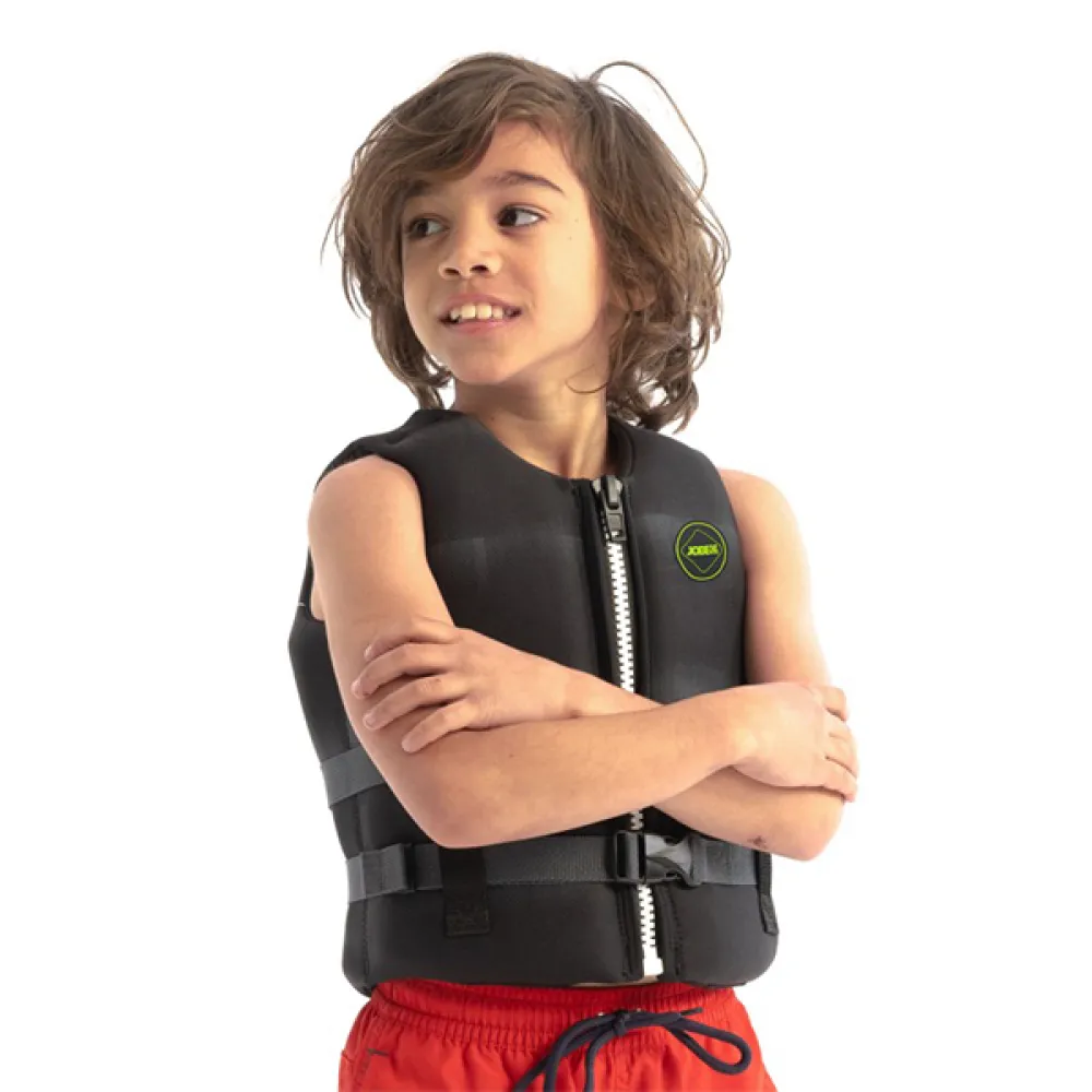 Gelbėjimosi liemenė vaikiška JOBE Neoprene Vest Kids Juoda