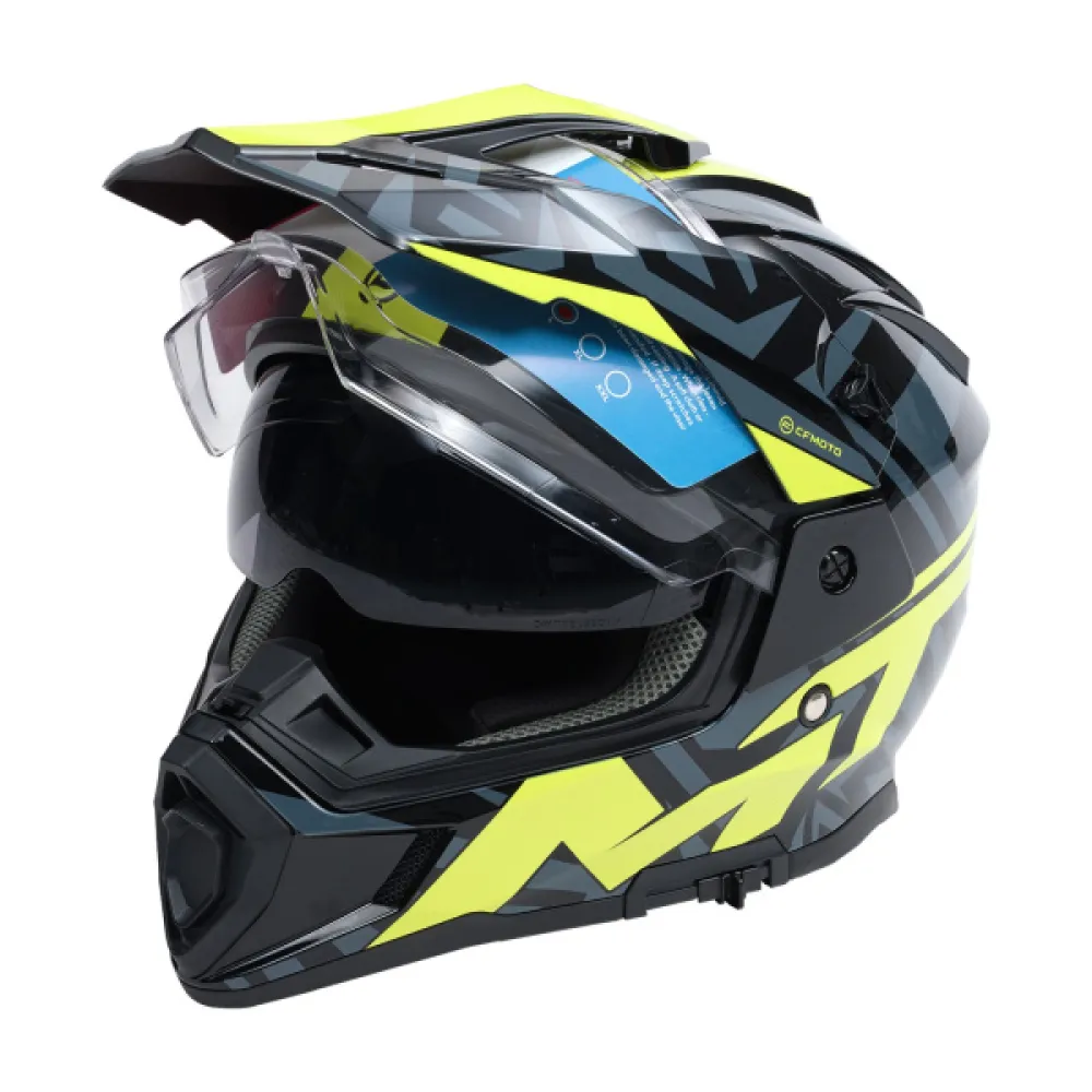 Šalmas CFMOTO Off-Road Juodas/Žalias