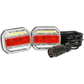 Galiniai LED žibintai priekaboms 7,5M 12-24V ST860031
