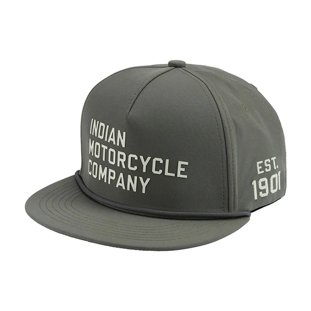 Kepurė Indian IMC Logo Flat Brim Cap, Žalia