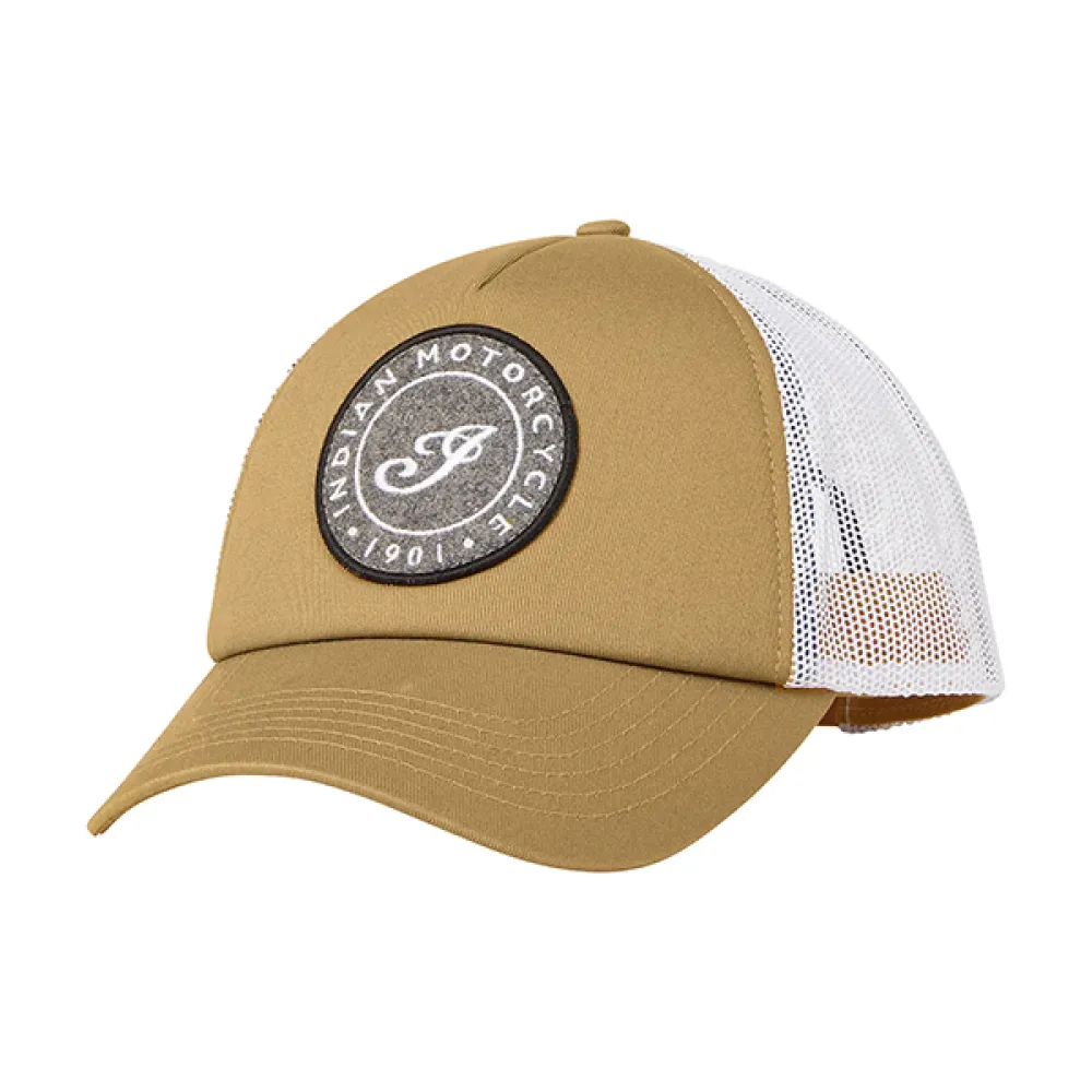 Kepurė Indian Felt Patch Trucker Cap, Ruda
