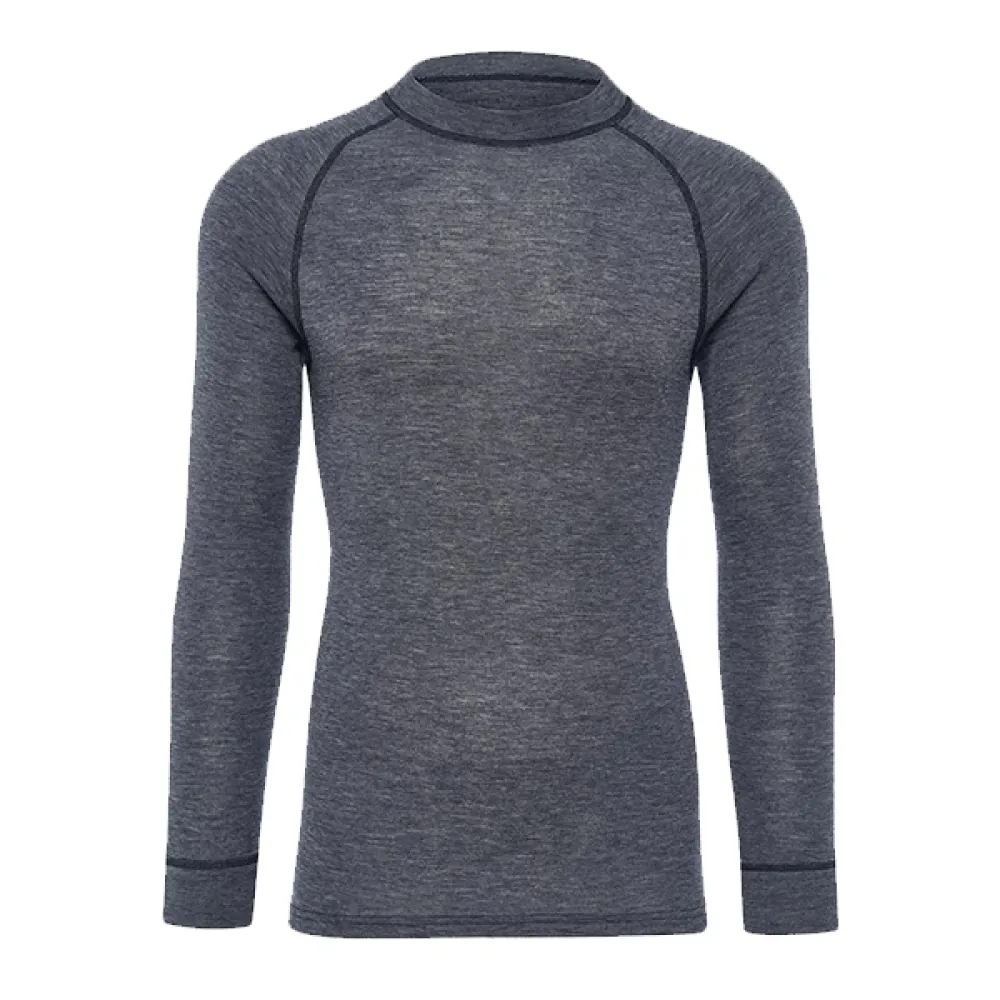 Termo marškinėliai vyriški Thermowave Merino Warm Active Ink Melange