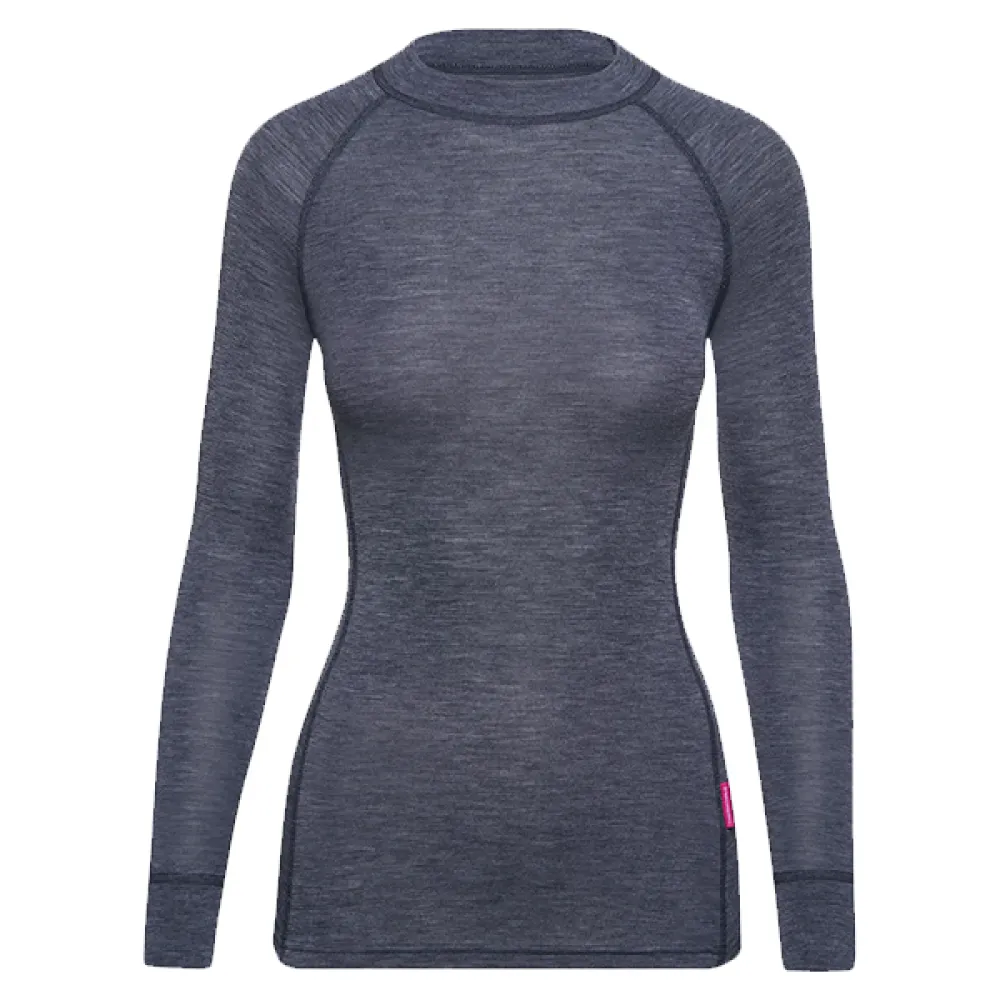 Termo marškinėliai moteriški Thermowave Merino Warm Active Ink Melange