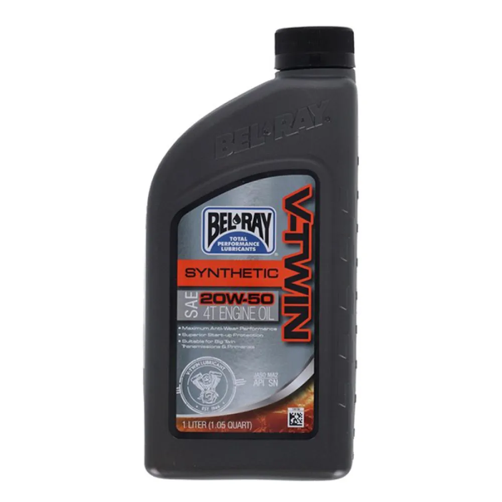 Variklio alyva Bel-Ray V-Twin Synthetic Oil 20W50 1L