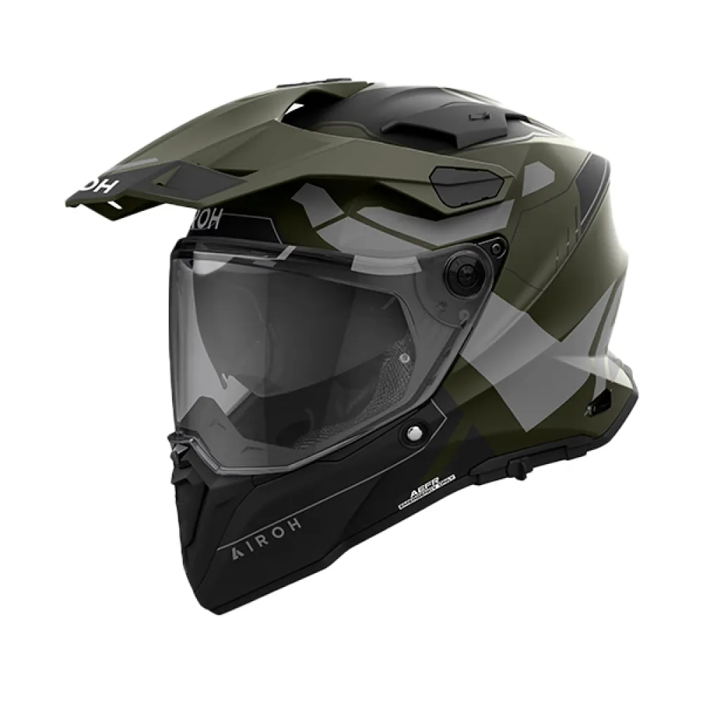 Šalmas Airoh Commander 2 Reveal Military Green
