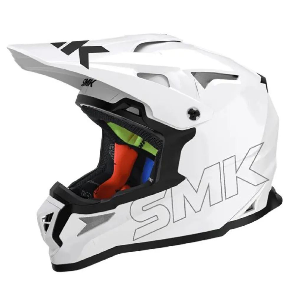 Šalmas SMK Allterra Solid Baltas