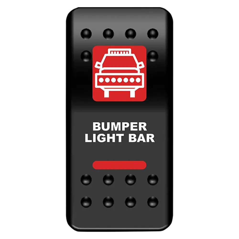 Bamperio šviesų jungiklis Moose Offroad BLB-PWR-R