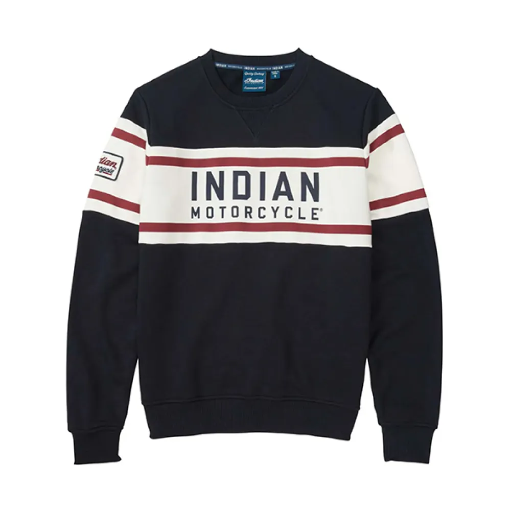 Moteriškas megztinis Indian Motorcycle Colorblock Navy