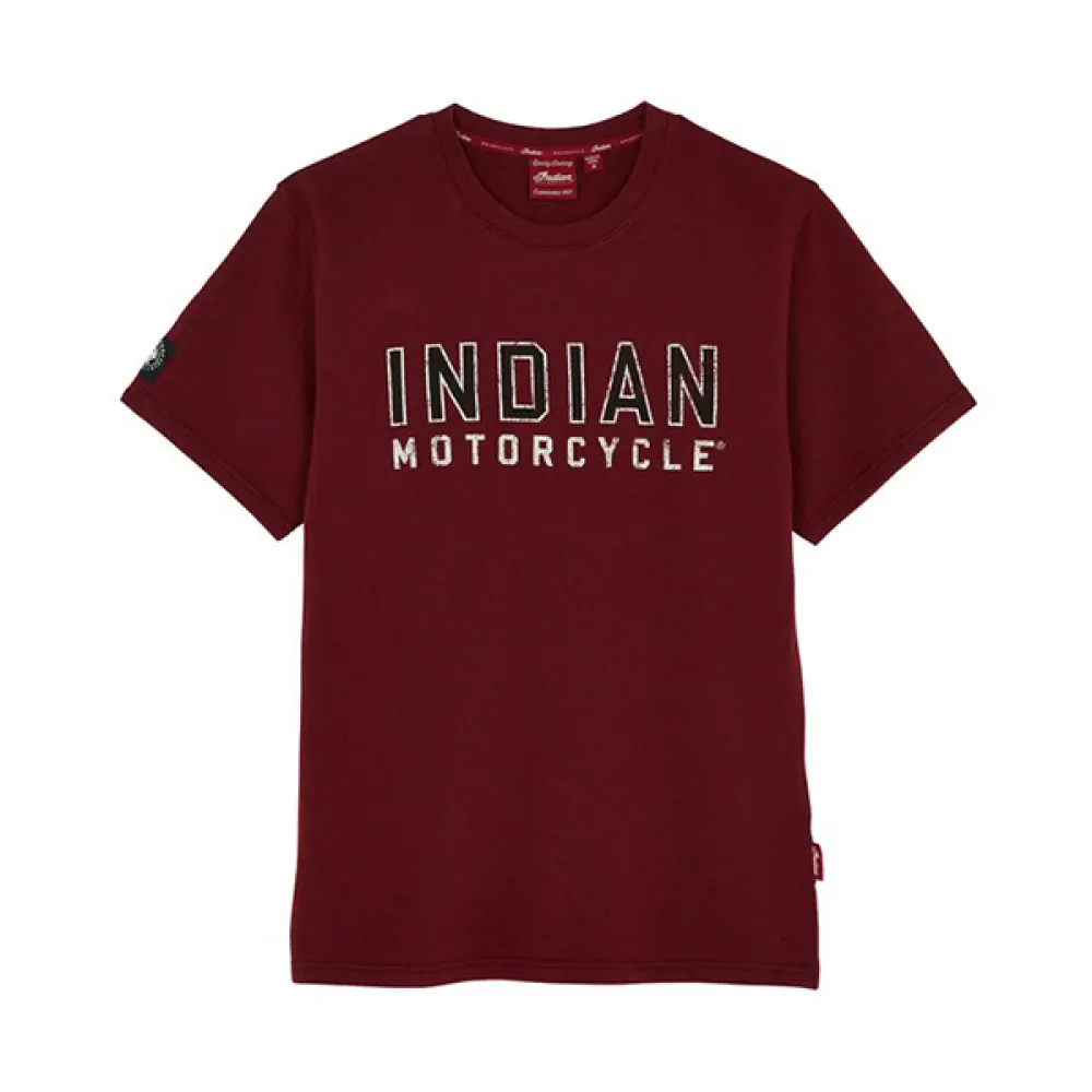 Vyriški marškinėliai Indian Motorcycle Distressed Block Logo T-Shirt
