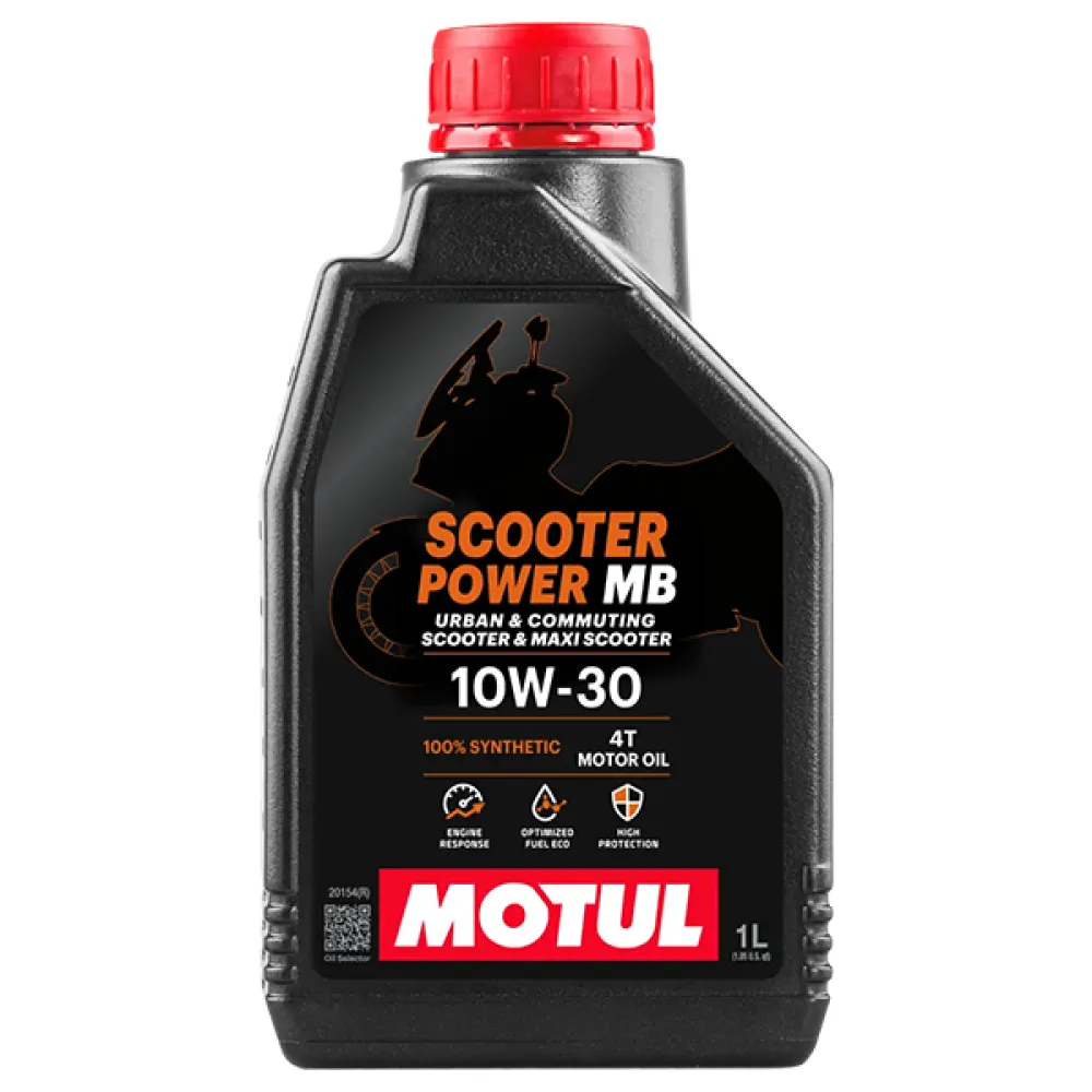 Variklio alyva MOTUL SCOOTER Power 4T 10W30 1L pilnai sintetinė